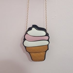 Ice Cream Cone Purse Handbag